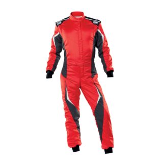 OMP Tecnica Evo Racesuit Red/Black